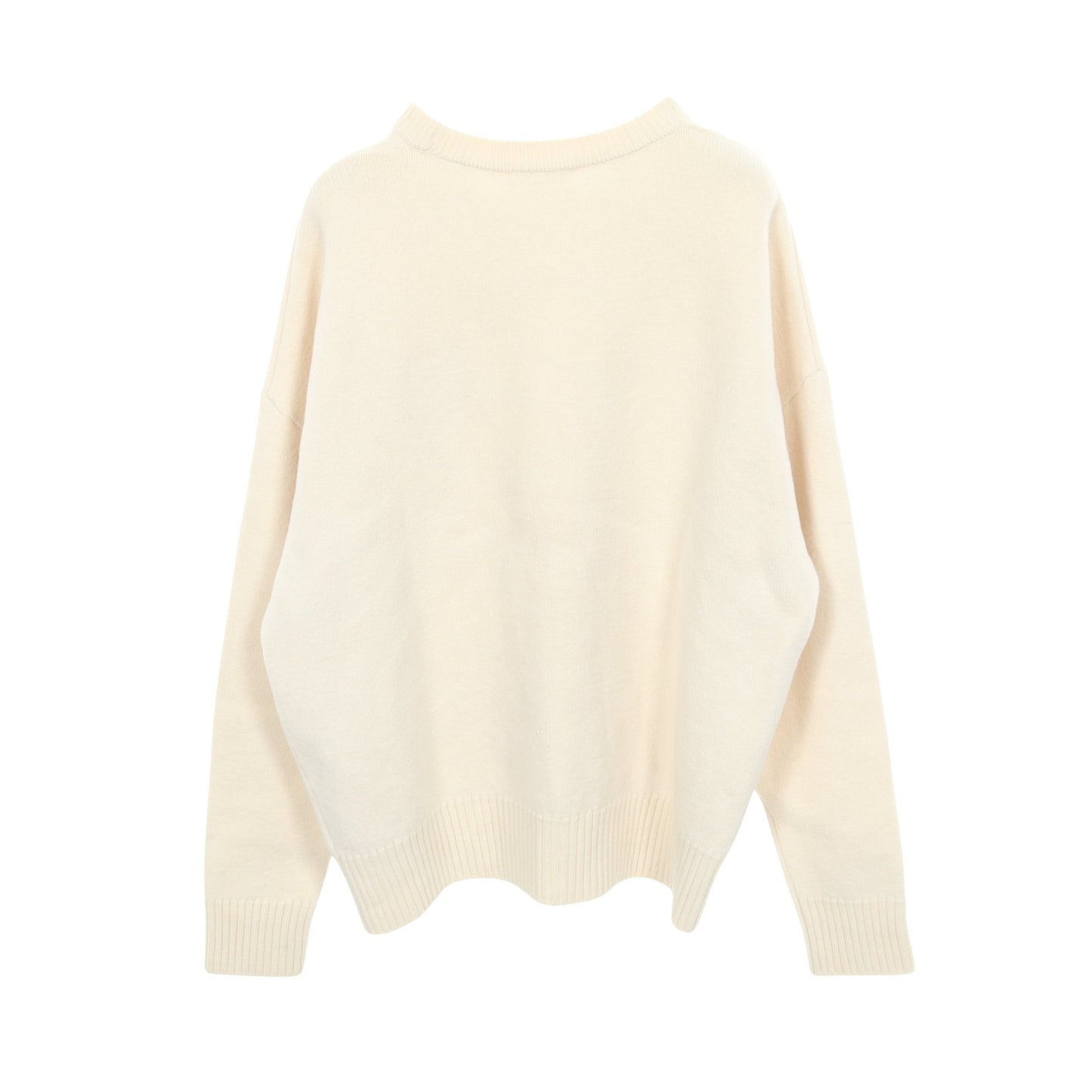 Ami de Coeur ニット ウール オフホワイト アミアレクサンドルマテュッシ トップス AMI Alexandre Mattiussi