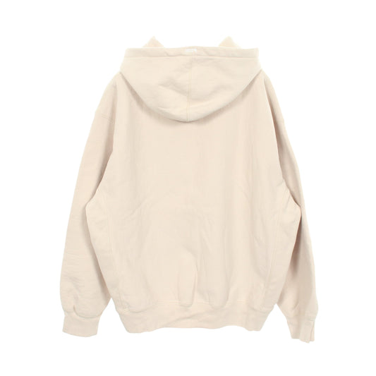 Box Logo Hooded Sweatshirt ロゴ刺繍 裏起毛 プルオーバーパーカー コットン ベージュ シュプリーム トップス Supreme