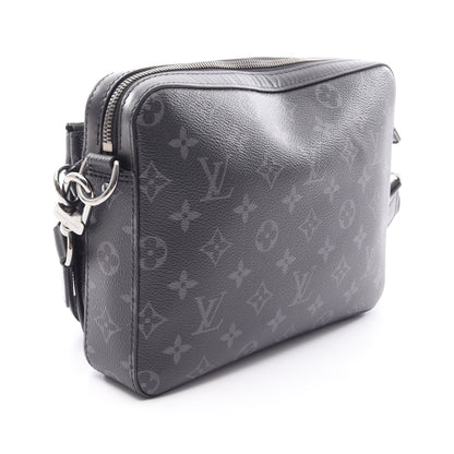 トリオ メッセンジャー モノグラム エクリプス ショルダーバッグ PVC レザー ブラック グレー ルイヴィトン バッグ LOUIS VUITTON