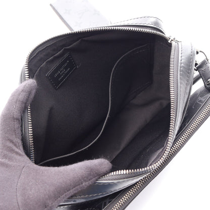 トリオ メッセンジャー モノグラム エクリプス ショルダーバッグ PVC レザー ブラック グレー ルイヴィトン バッグ LOUIS VUITTON