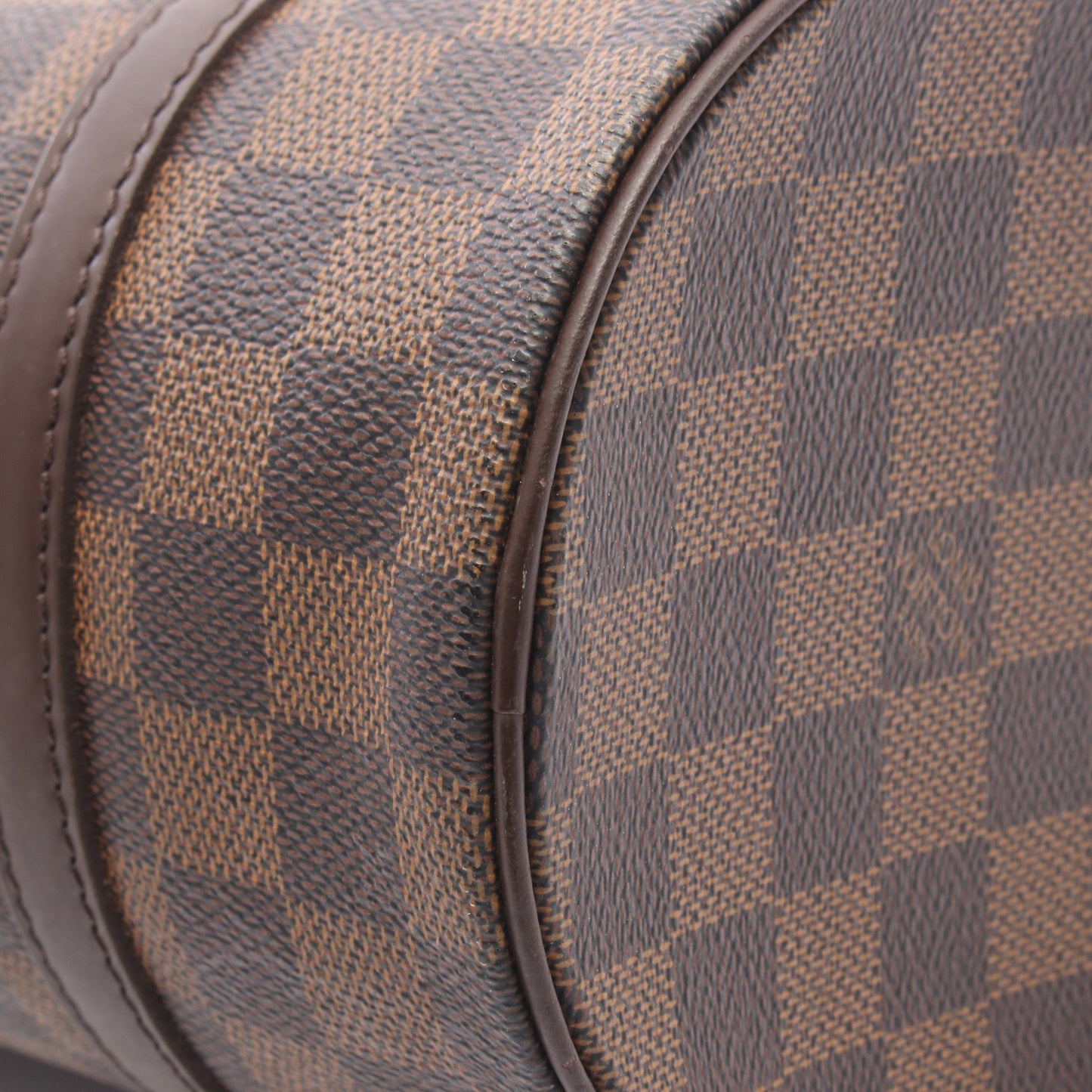 パピヨン26 ダミエエベヌ ハンドバッグ PVC レザー ブラウン ルイヴィトン バッグ LOUIS VUITTON