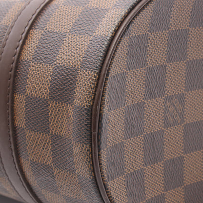 パピヨン26 ダミエエベヌ ハンドバッグ PVC レザー ブラウン ルイヴィトン バッグ LOUIS VUITTON