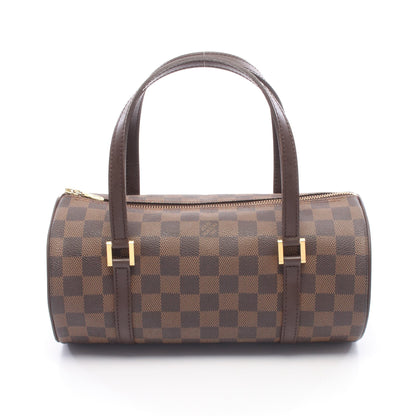 パピヨン26 ダミエエベヌ ハンドバッグ PVC レザー ブラウン ルイヴィトン バッグ LOUIS VUITTON