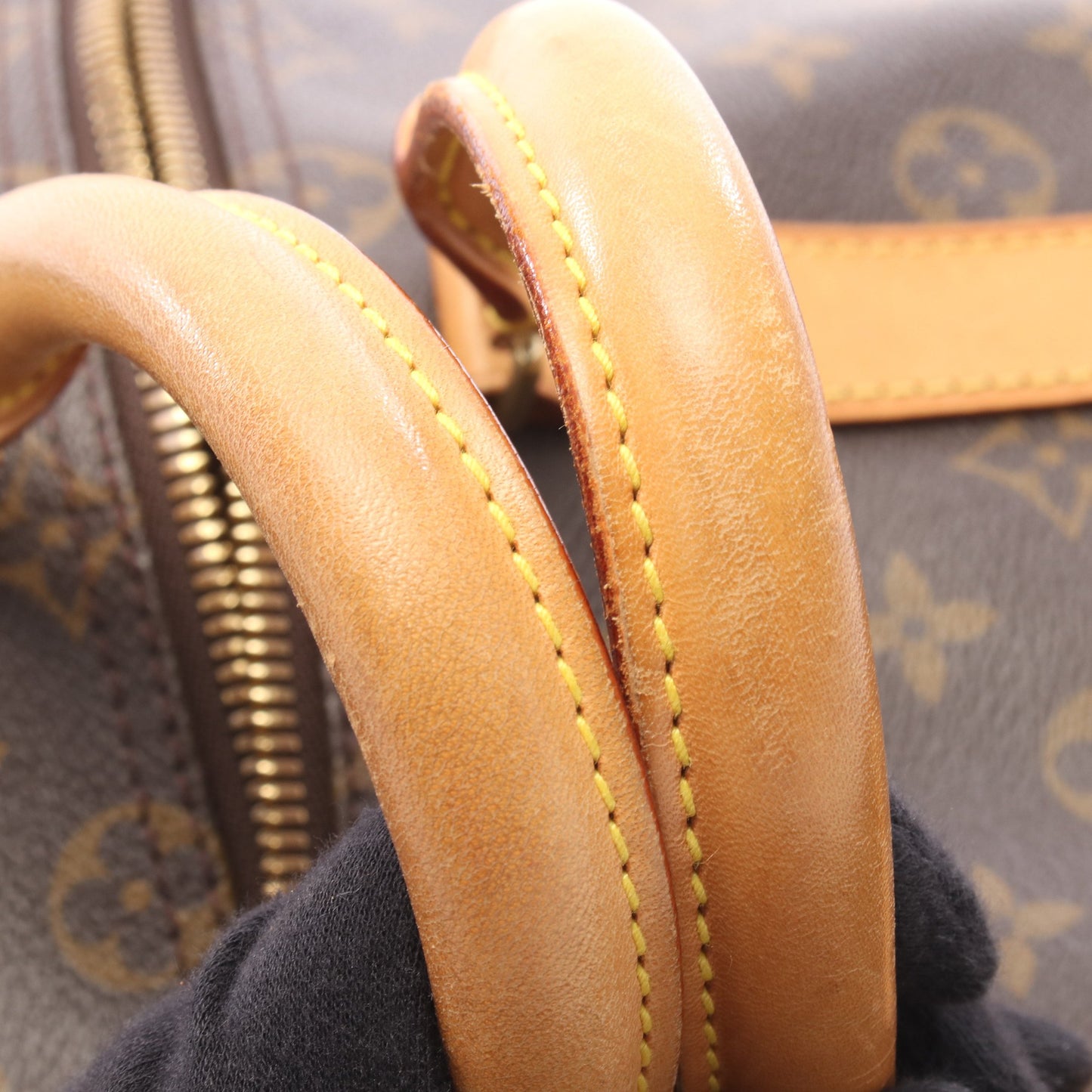 キーポル45 モノグラム ボストンバッグ PVC レザー ブラウン ルイヴィトン バッグ LOUIS VUITTON