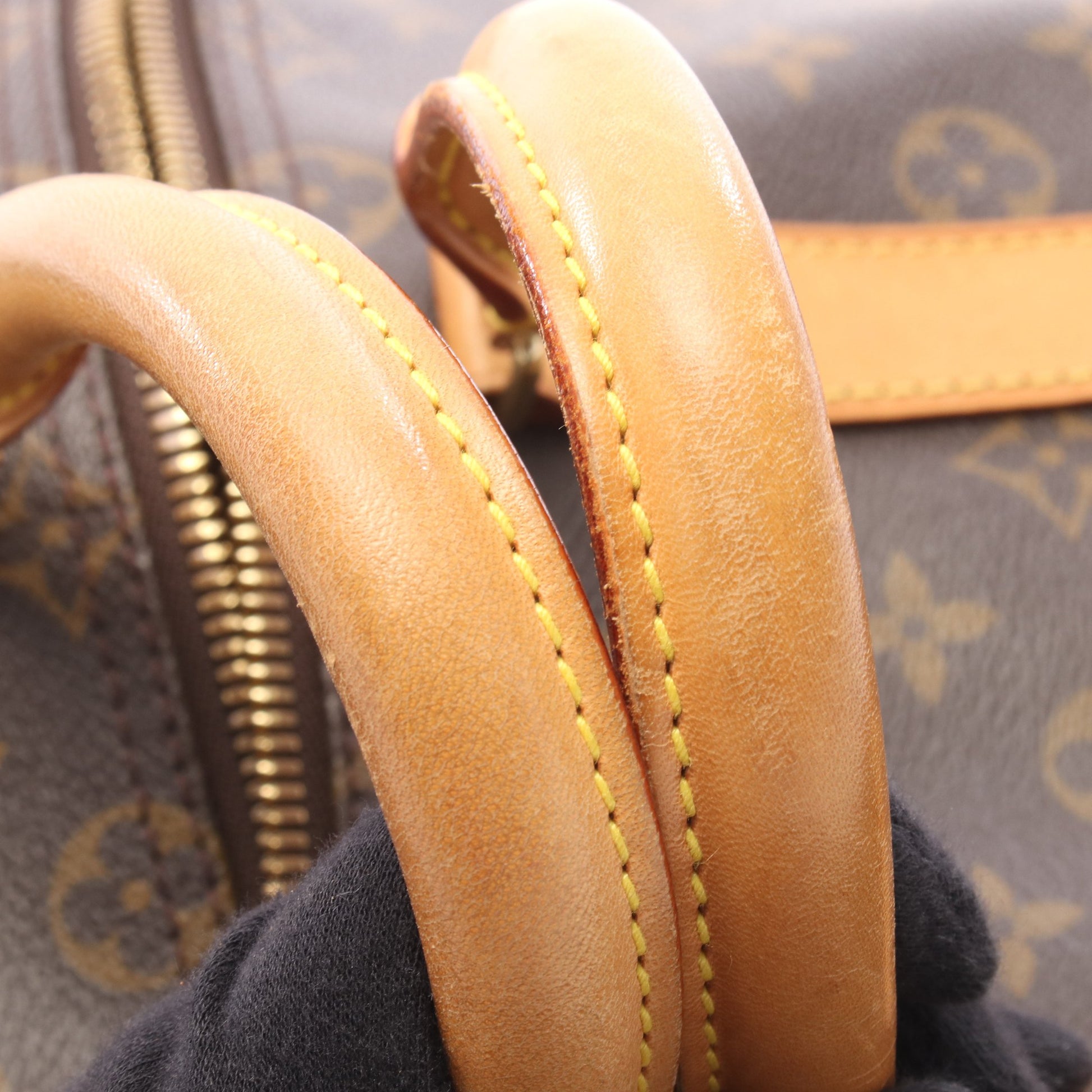キーポル45 モノグラム ボストンバッグ PVC レザー ブラウン ルイヴィトン バッグ LOUIS VUITTON