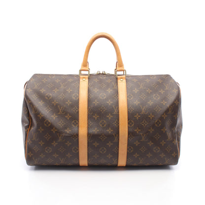 キーポル45 モノグラム ボストンバッグ PVC レザー ブラウン ルイヴィトン バッグ LOUIS VUITTON
