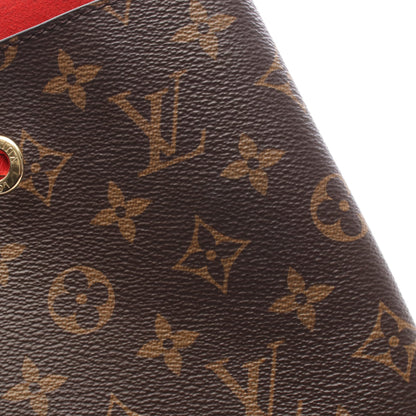 ネオノエ モノグラム コクリコ ショルダーバッグ PVC レザー ブラウン レッド ルイヴィトン バッグ LOUIS VUITTON