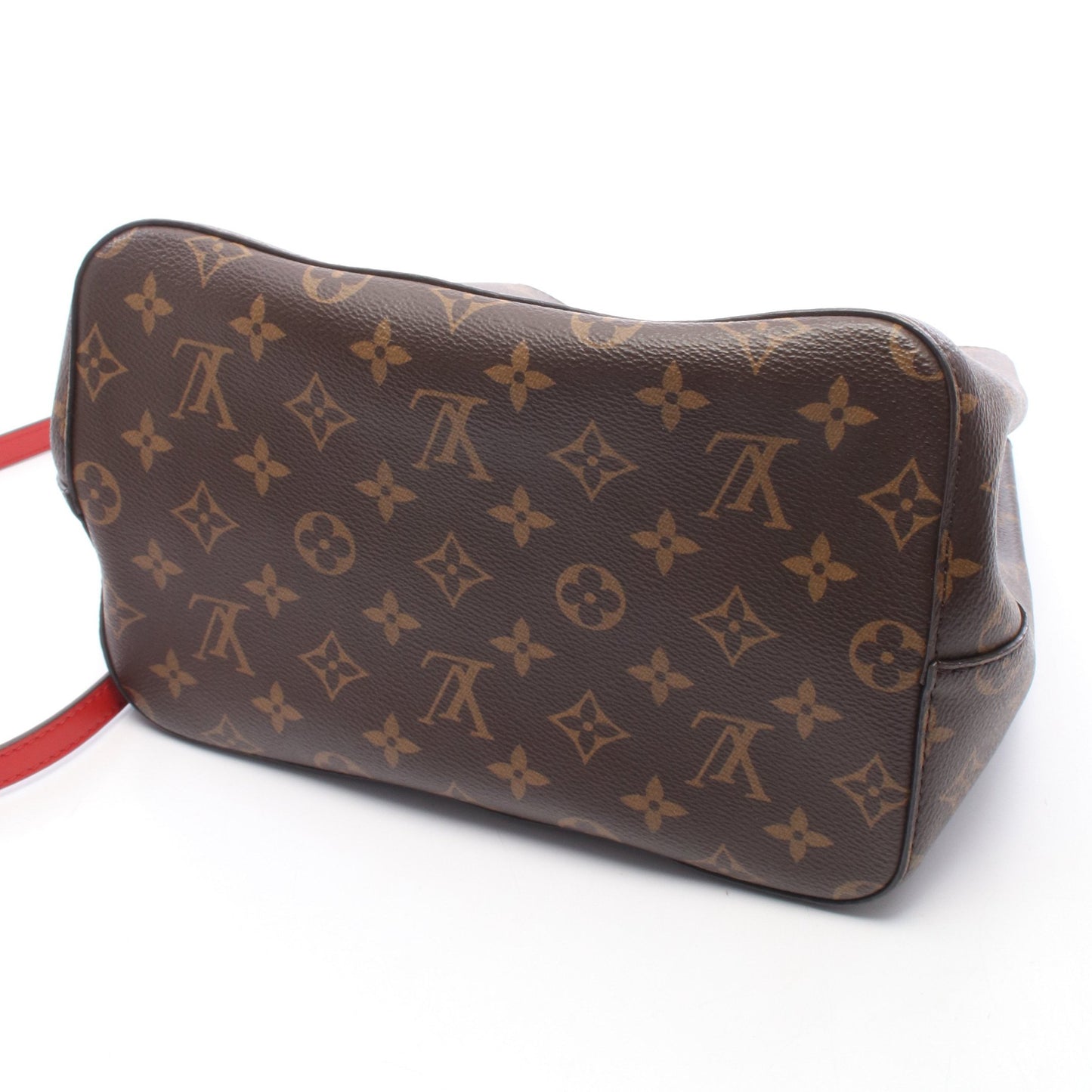 ネオノエ モノグラム コクリコ ショルダーバッグ PVC レザー ブラウン レッド ルイヴィトン バッグ LOUIS VUITTON