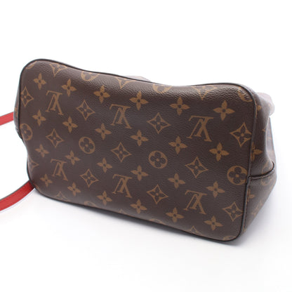 ネオノエ モノグラム コクリコ ショルダーバッグ PVC レザー ブラウン レッド ルイヴィトン バッグ LOUIS VUITTON