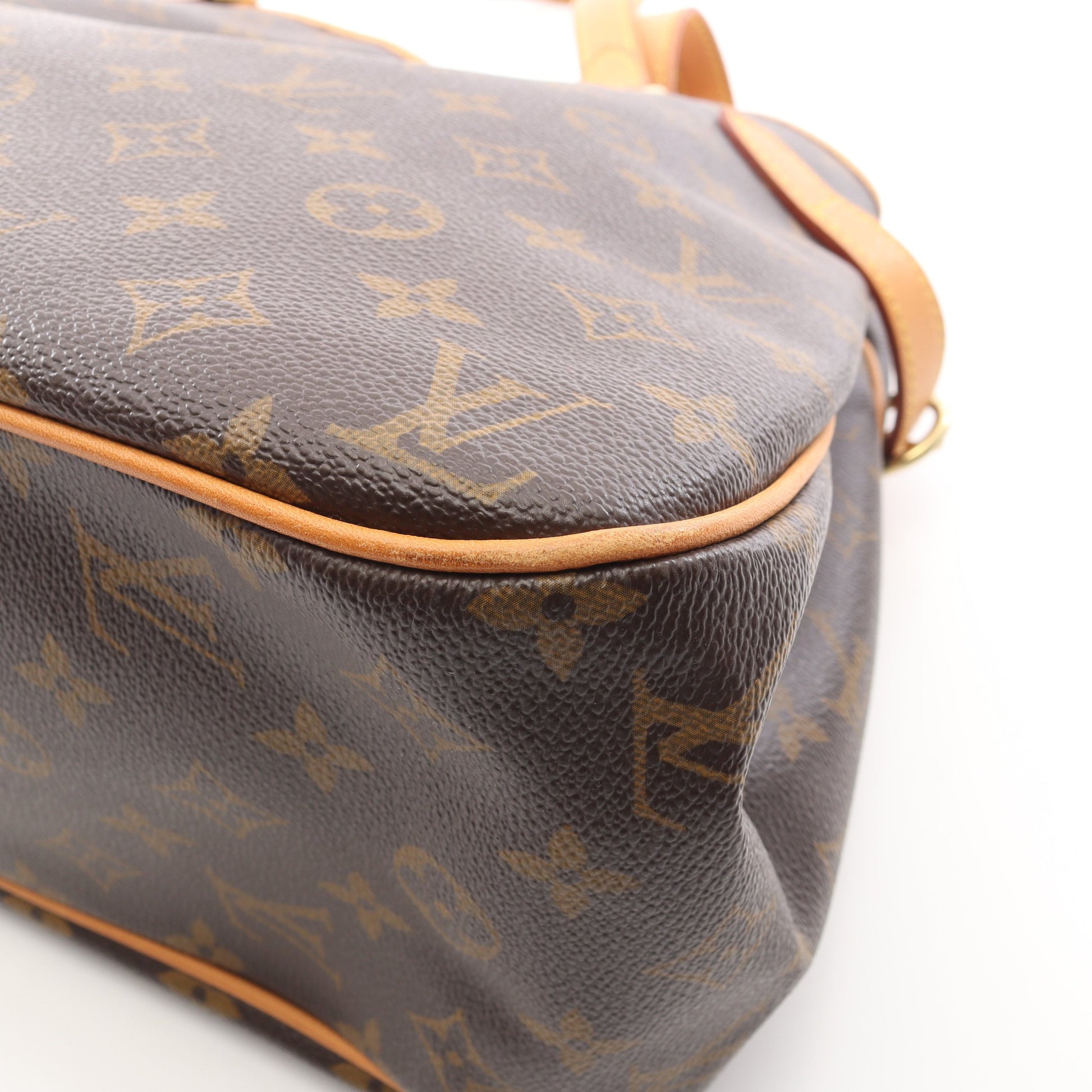 バティニョール オリゾンタル モノグラム ショルダーバッグ PVC レザー ブラウン ルイヴィトン バッグ LOUIS VUITTON