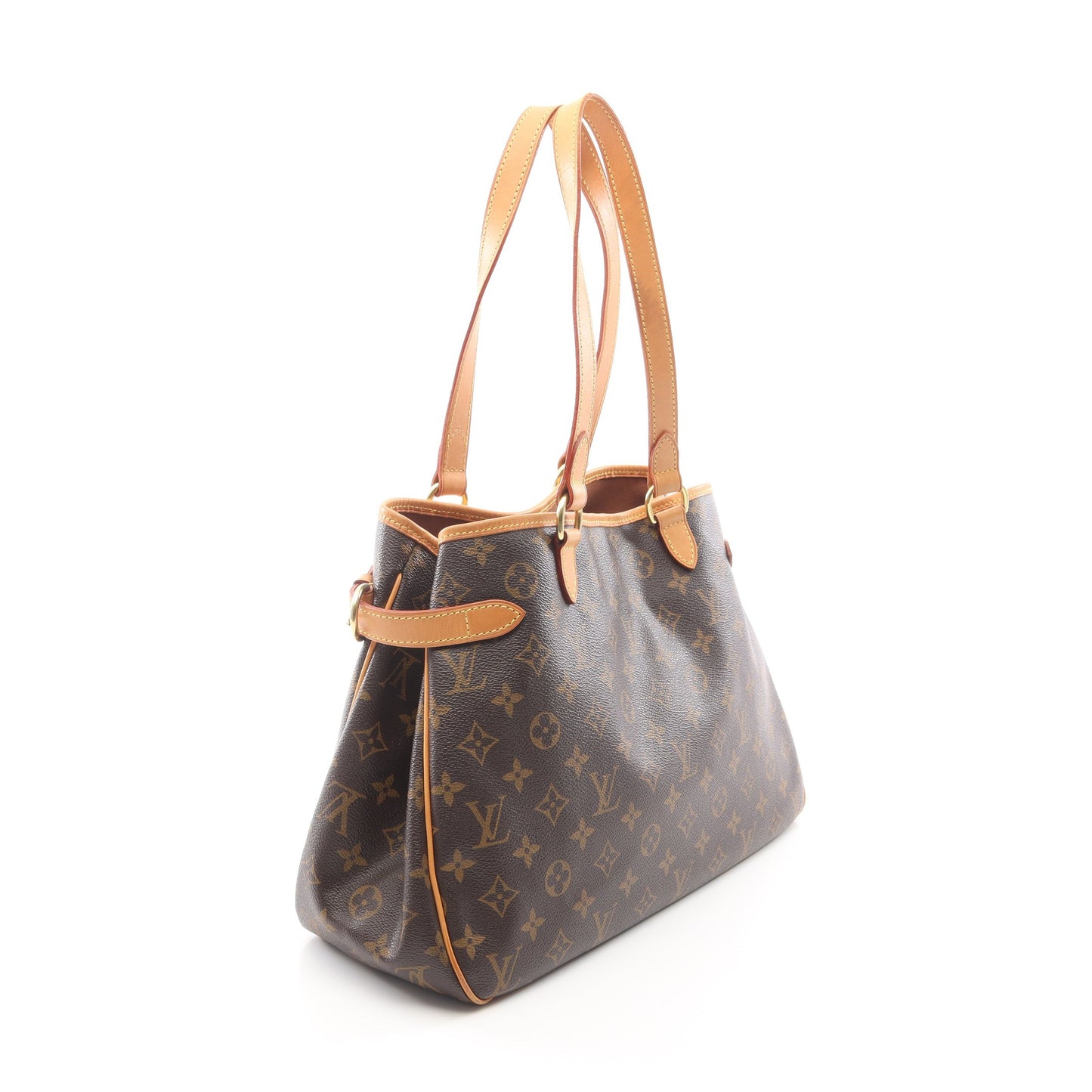 バティニョール オリゾンタル モノグラム ショルダーバッグ PVC レザー ブラウン ルイヴィトン バッグ LOUIS VUITTON
