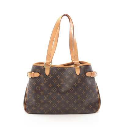 バティニョール オリゾンタル モノグラム ショルダーバッグ PVC レザー ブラウン ルイヴィトン バッグ LOUIS VUITTON