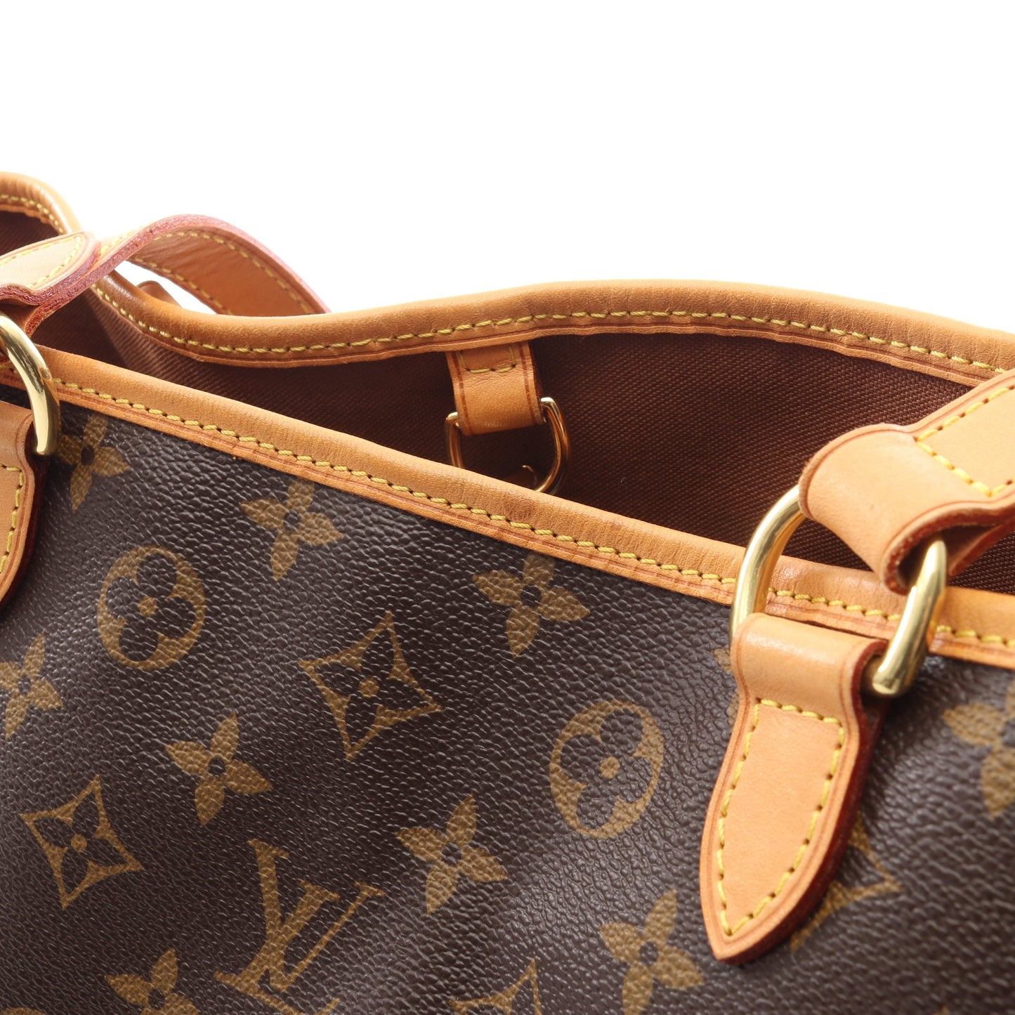 バティニョール オリゾンタル モノグラム ショルダーバッグ PVC レザー ブラウン ルイヴィトン バッグ LOUIS VUITTON