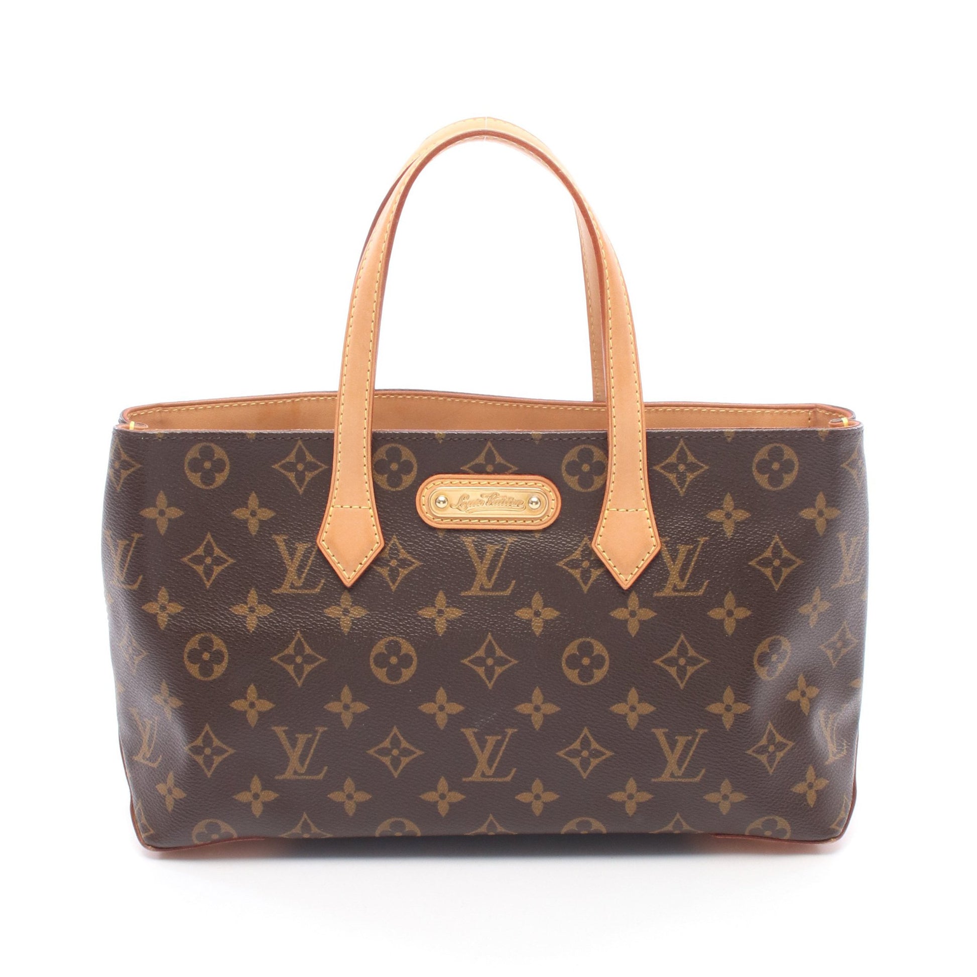 ウィルシャーPM モノグラム ハンドバッグ PVC レザー ブラウン ルイヴィトン バッグ LOUIS VUITTON