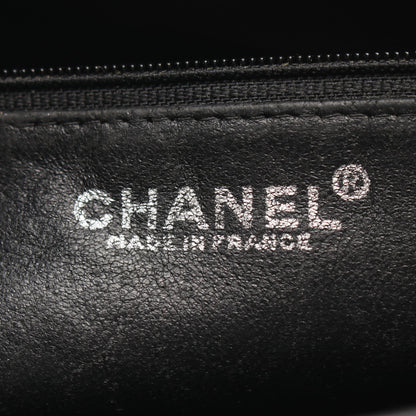 復刻トート ハンドバッグ トートバッグ キャビアスキン ブラック シルバー金具 シャネル バッグ CHANEL
