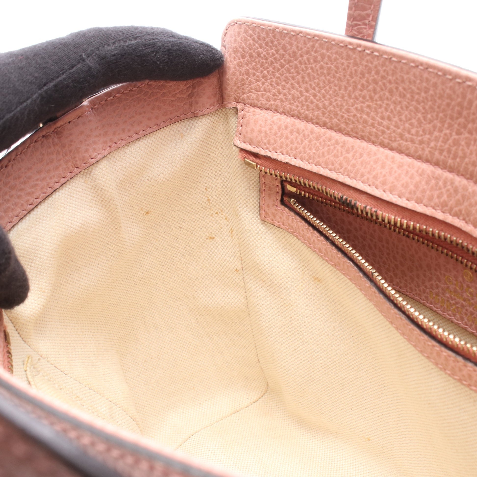 スウィング ミニ 2WAY ハンドバッグ レザー ピンク グッチ バッグ GUCCI
