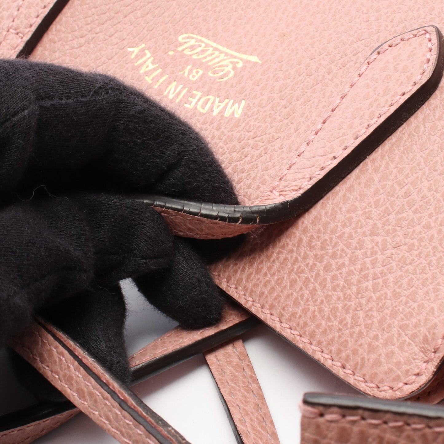 スウィング ミニ 2WAY ハンドバッグ レザー ピンク グッチ バッグ GUCCI