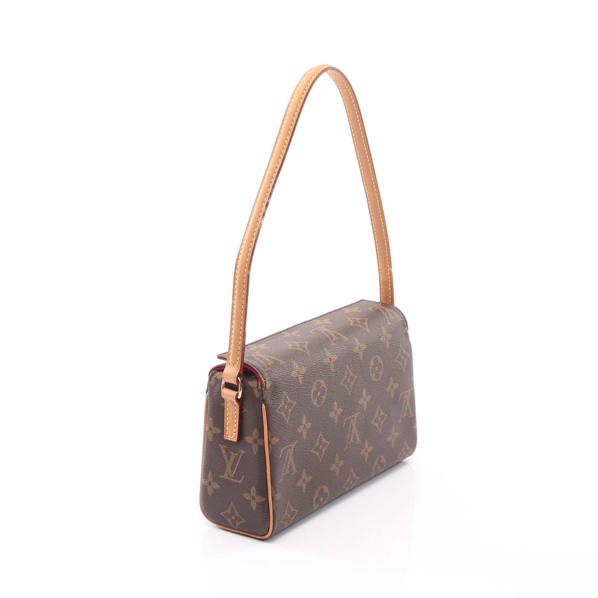 レシタル モノグラム ハンドバッグ PVC レザー ブラウン ルイヴィトン バッグ LOUIS VUITTON