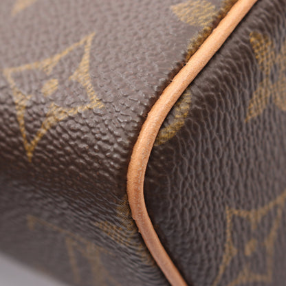 レシタル モノグラム ハンドバッグ PVC レザー ブラウン ルイヴィトン バッグ LOUIS VUITTON