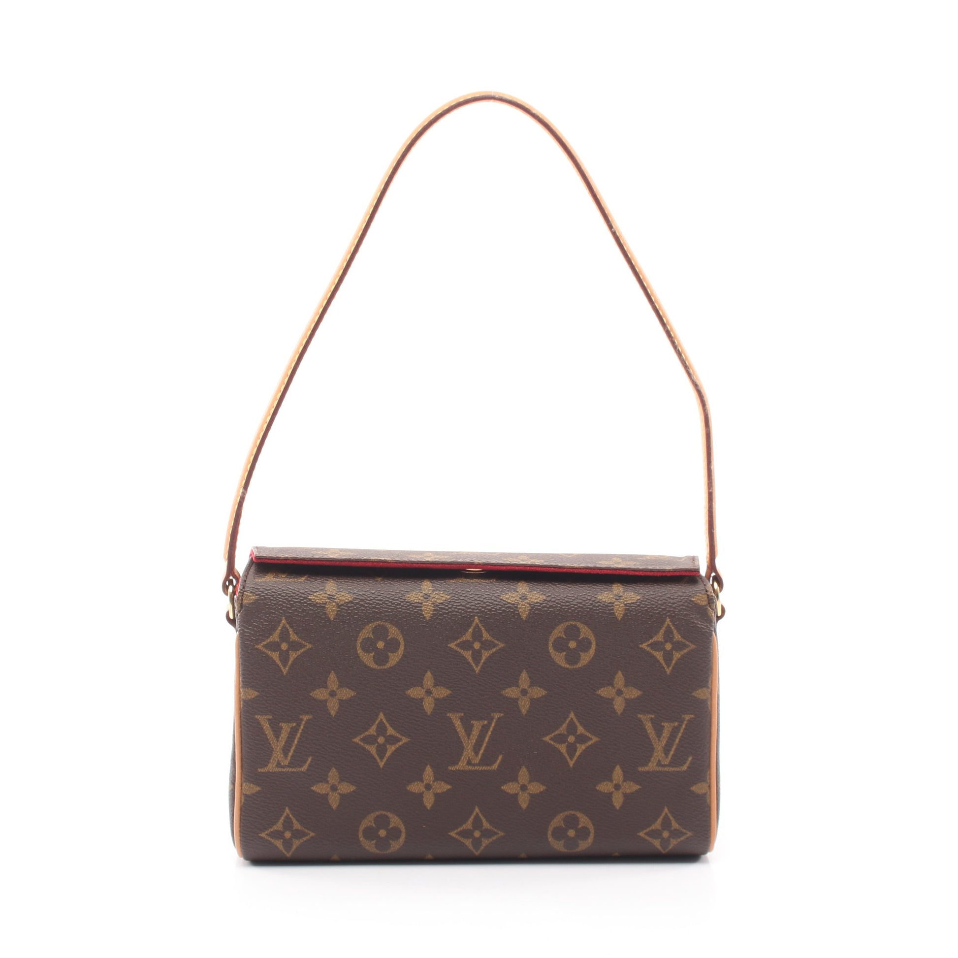 レシタル モノグラム ハンドバッグ PVC レザー ブラウン ルイヴィトン バッグ LOUIS VUITTON
