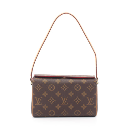 レシタル モノグラム ハンドバッグ PVC レザー ブラウン ルイヴィトン バッグ LOUIS VUITTON