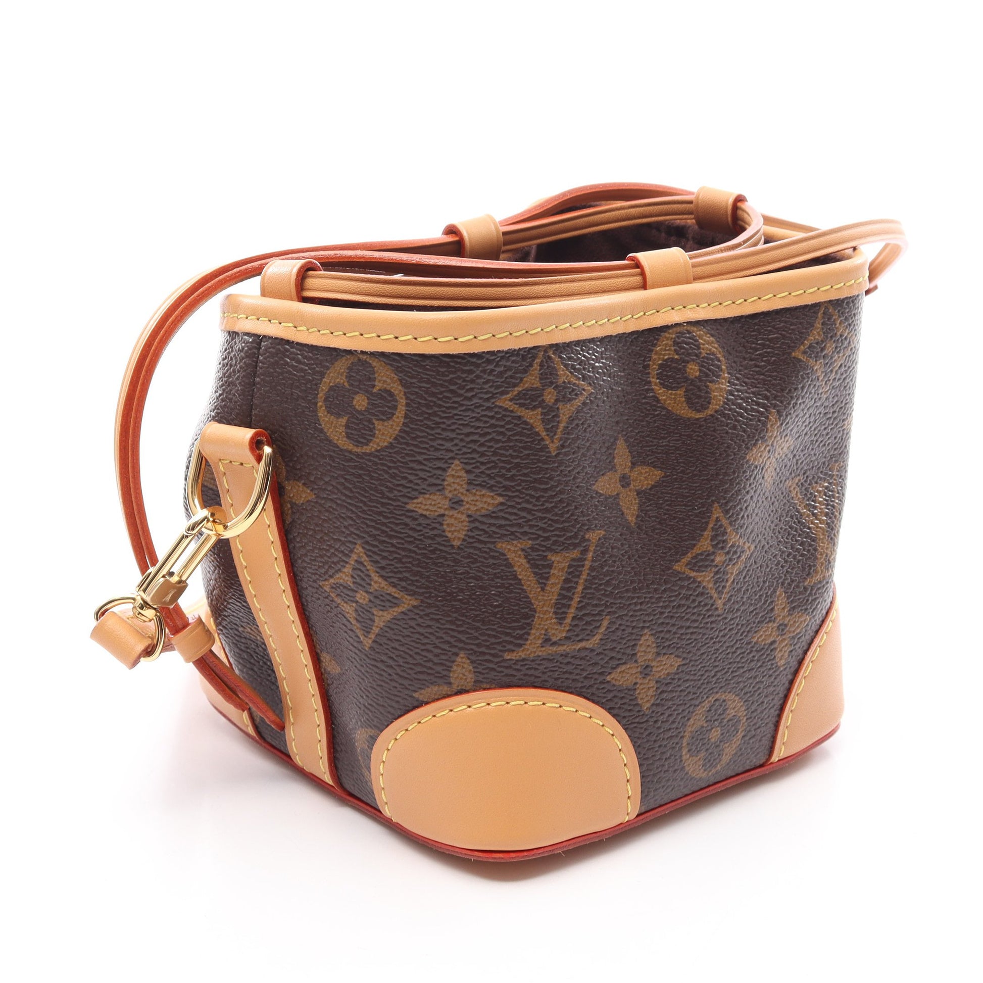 ノエ パース モノグラム ショルダーバッグ PVC レザー ブラウン ルイヴィトン バッグ LOUIS VUITTON