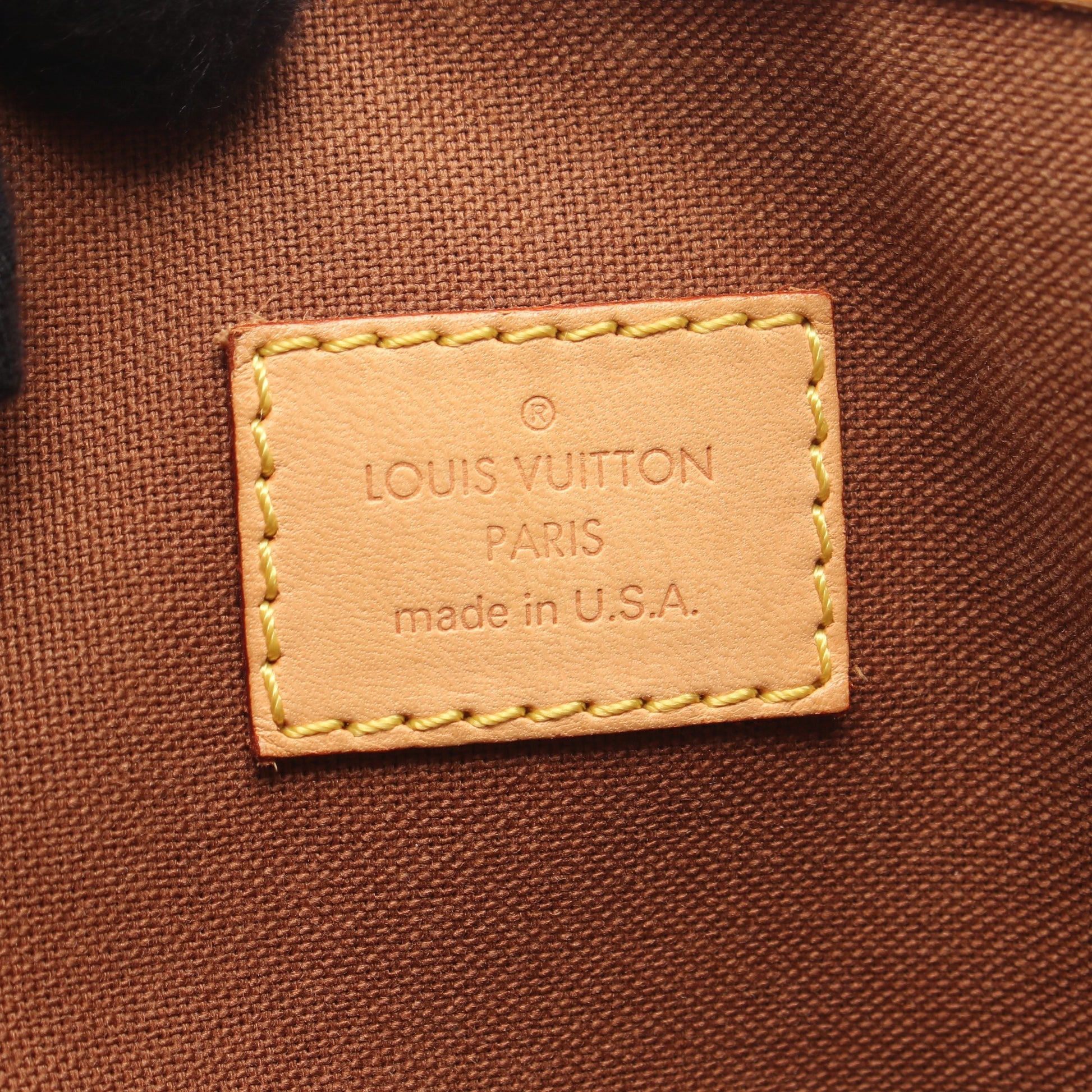 バティニョール モノグラム ハンドバッグ PVC レザー ブラウン ルイヴィトン バッグ LOUIS VUITTON