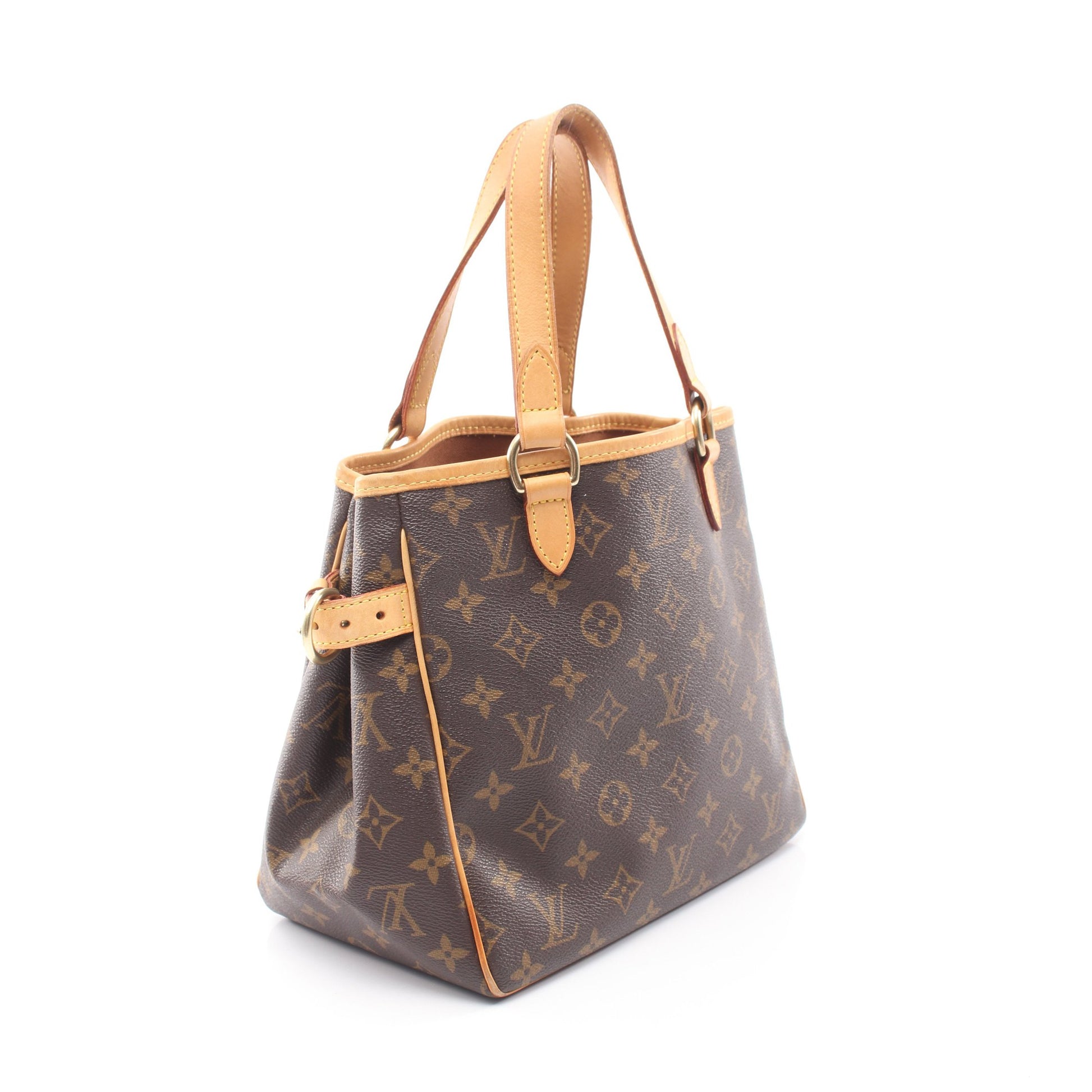 バティニョール モノグラム ハンドバッグ PVC レザー ブラウン ルイヴィトン バッグ LOUIS VUITTON