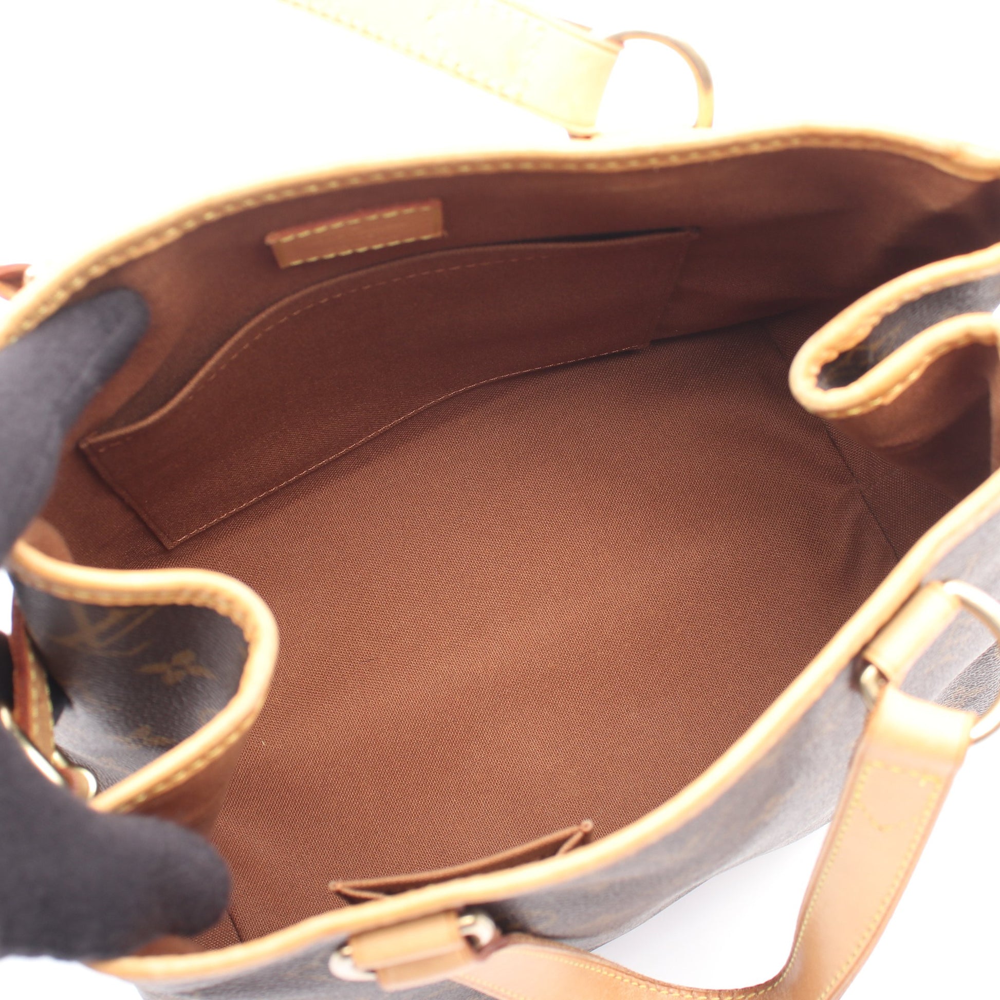 バティニョール モノグラム ハンドバッグ PVC レザー ブラウン ルイヴィトン バッグ LOUIS VUITTON