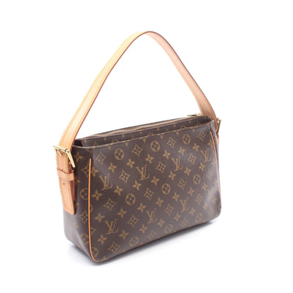 ヴィバシテGM モノグラム ショルダーバッグ PVC レザー ブラウン ルイヴィトン バッグ LOUIS VUITTON