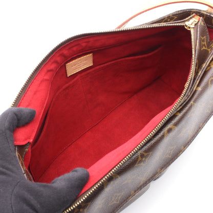 ヴィバシテGM モノグラム ショルダーバッグ PVC レザー ブラウン ルイヴィトン バッグ LOUIS VUITTON