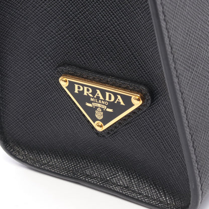 SAFFIANO LUX 2WAY ハンドバッグ サフィアーノレザー ブラック プラダ バッグ PRADA