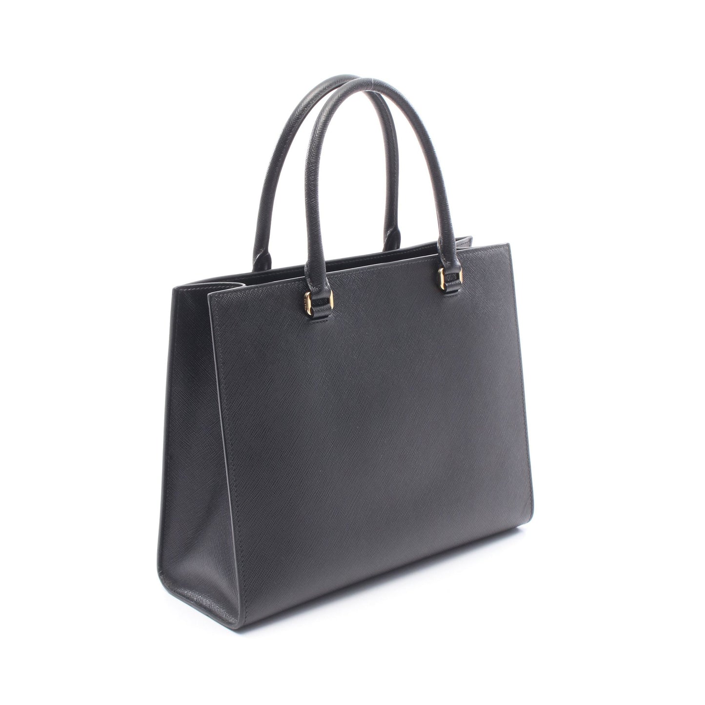 SAFFIANO LUX 2WAY ハンドバッグ サフィアーノレザー ブラック プラダ バッグ PRADA