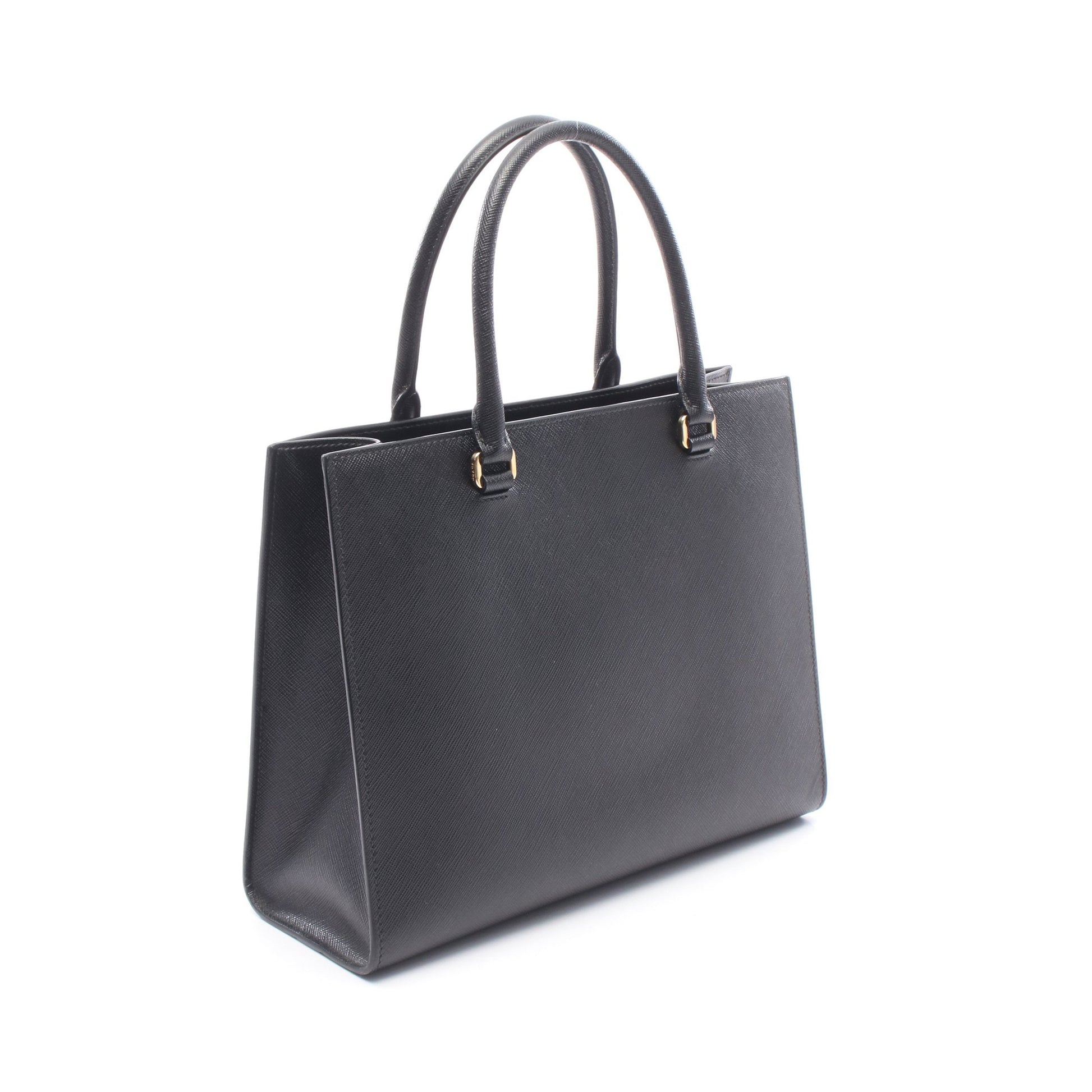 SAFFIANO LUX 2WAY ハンドバッグ サフィアーノレザー ブラック プラダ バッグ PRADA
