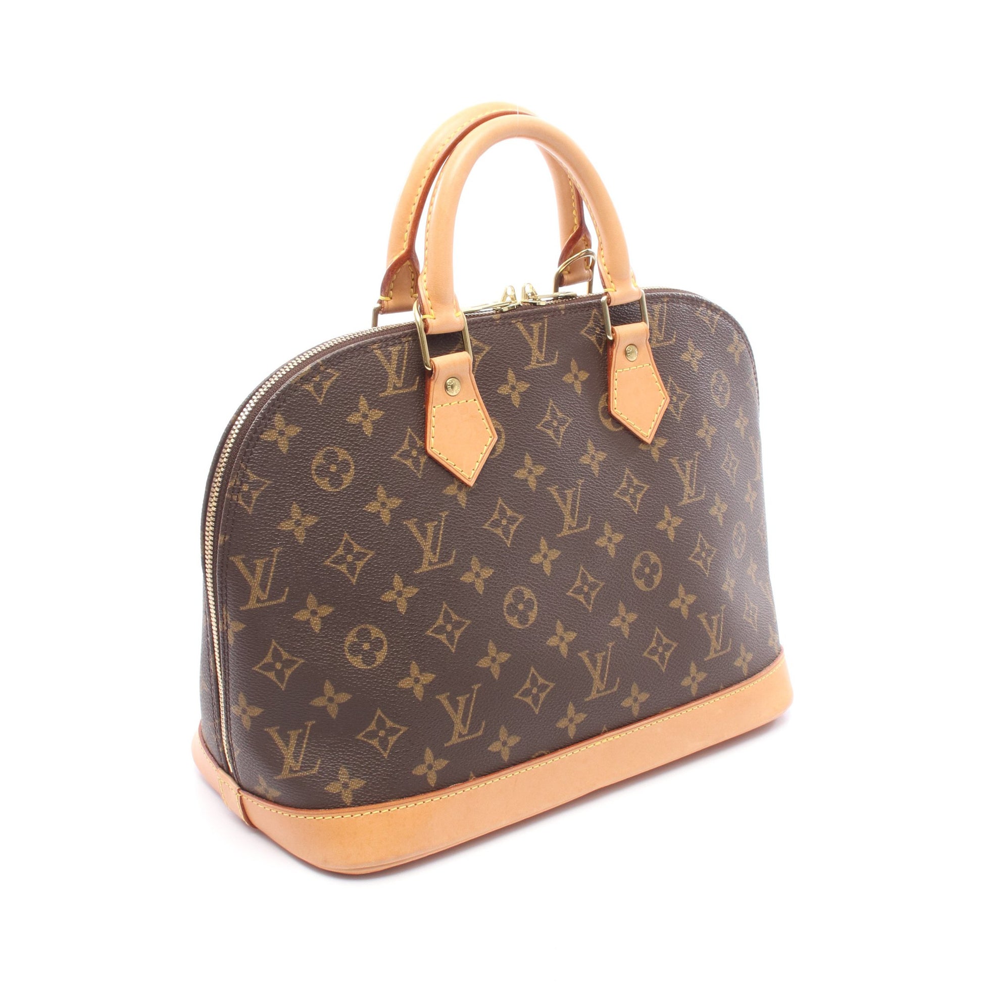 アルマPM モノグラム ハンドバッグ PVC レザー ブラウン ルイヴィトン バッグ LOUIS VUITTON