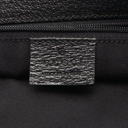 GGキャンバス ハンドバッグ トートバッグ キャンバス レザー ブラック グッチ バッグ GUCCI