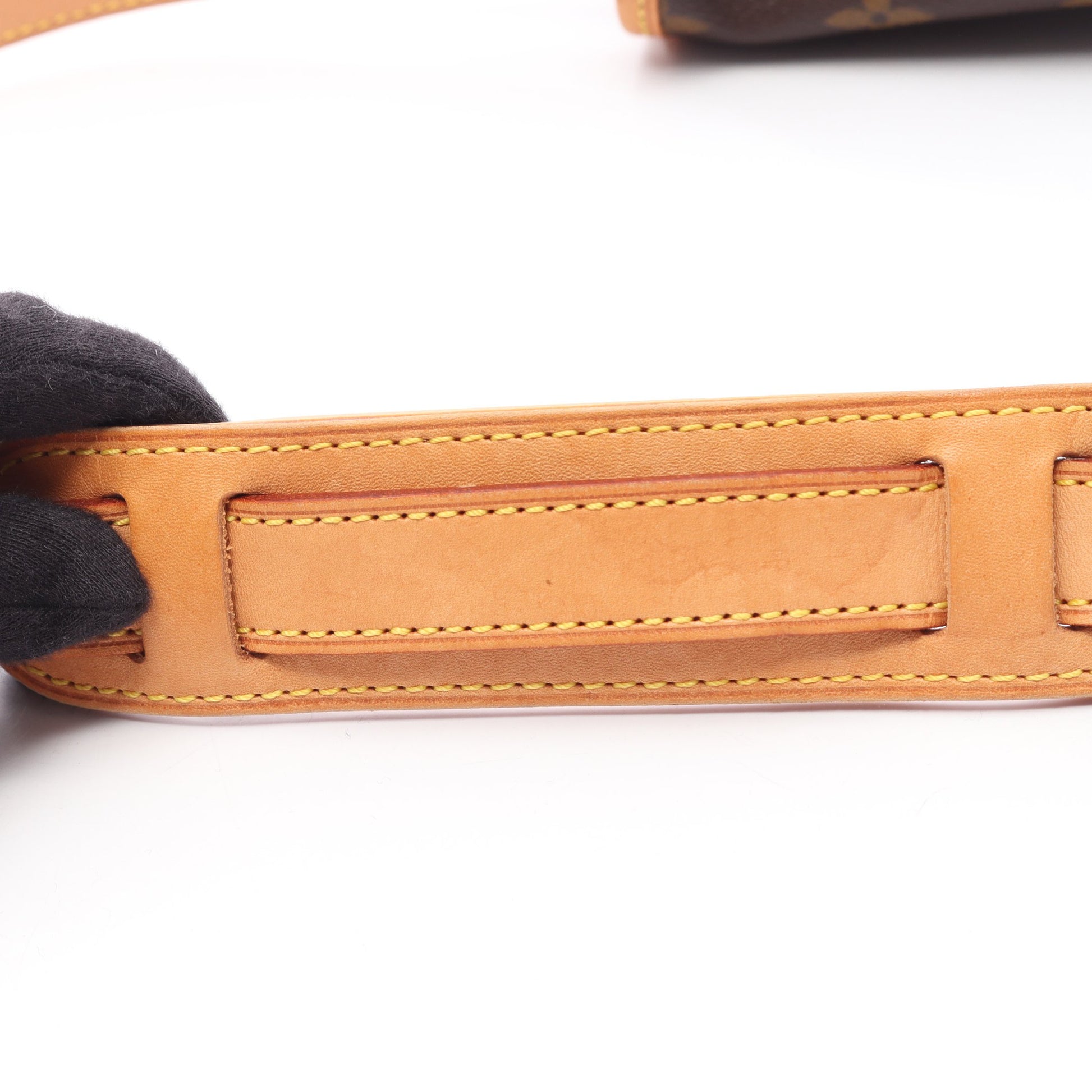 ソミュール30 モノグラム ショルダーバッグ PVC レザー ブラウン ルイヴィトン バッグ LOUIS VUITTON