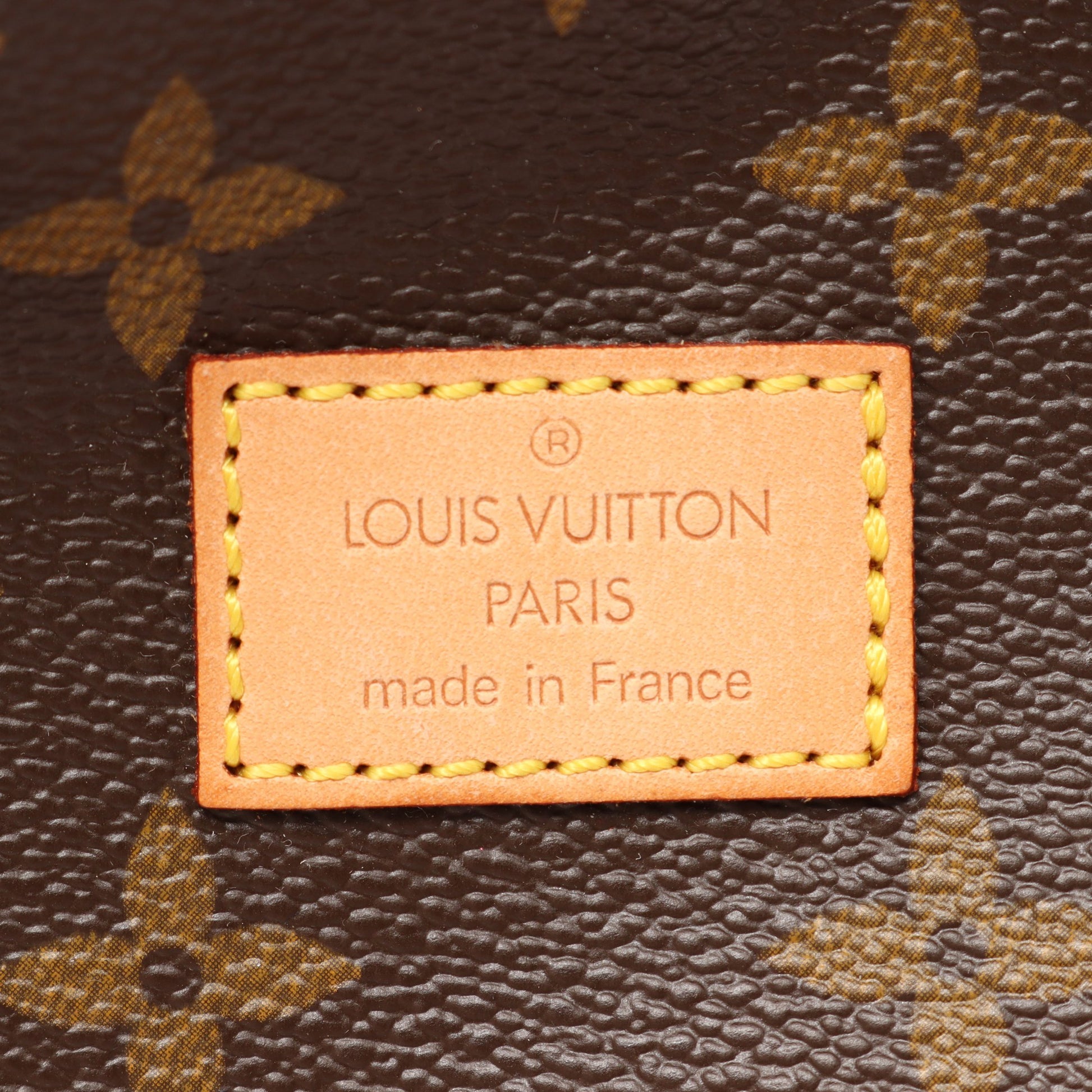 ソミュール30 モノグラム ショルダーバッグ PVC レザー ブラウン ルイヴィトン バッグ LOUIS VUITTON