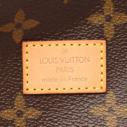 ソミュール30 モノグラム ショルダーバッグ PVC レザー ブラウン ルイヴィトン バッグ LOUIS VUITTON
