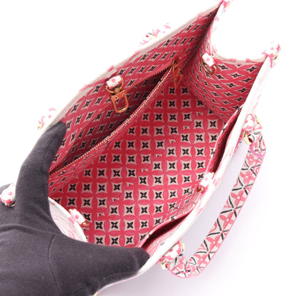 オンザゴー PM LV バイザプール モノグラムジャイアント 2WAY ハンドバッグ PVC オフホワイト ルイヴィトン バッグ LOUIS VUITTON