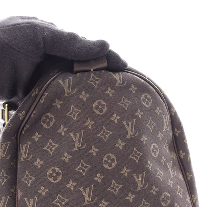 スピーディ30 モノグラムミニラン エベヌ ハンドバッグ キャンバス レザー ダークブラウン ルイヴィトン バッグ LOUIS VUITTON