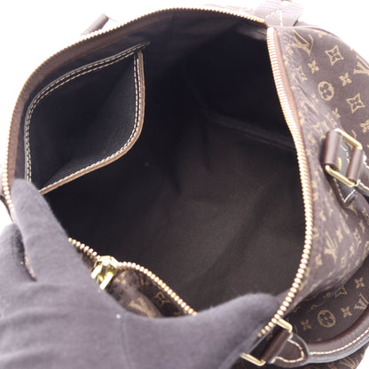 スピーディ30 モノグラムミニラン エベヌ ハンドバッグ キャンバス レザー ダークブラウン ルイヴィトン バッグ LOUIS VUITTON