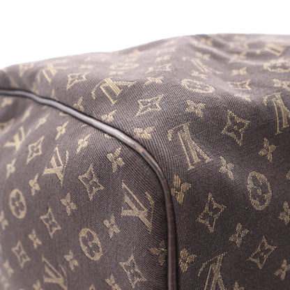 スピーディ30 モノグラムミニラン エベヌ ハンドバッグ キャンバス レザー ダークブラウン ルイヴィトン バッグ LOUIS VUITTON