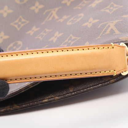 メリー モノグラム 2WAY ワンショルダーバッグ PVC レザー ブラウン ルイヴィトン バッグ LOUIS VUITTON