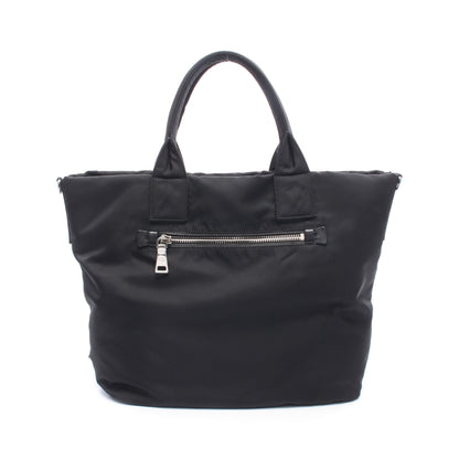 カモフラージュ リバーシブル 2WAY ハンドバッグ トートバッグ ナイロン カーキグリーン ブラック マルチカラー プラダ バッグ PRADA