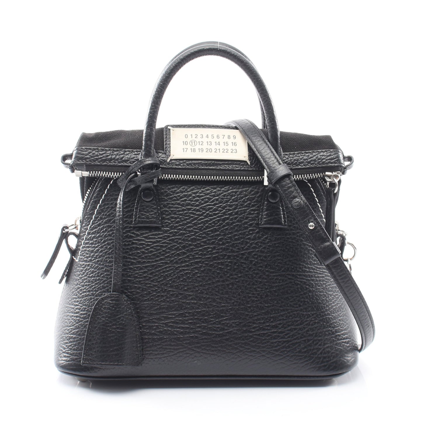 5AC ミニバッグ 2WAY ハンドバッグ レザー ブラック メゾンマルジェラ11 バッグ Maison Margiela 11