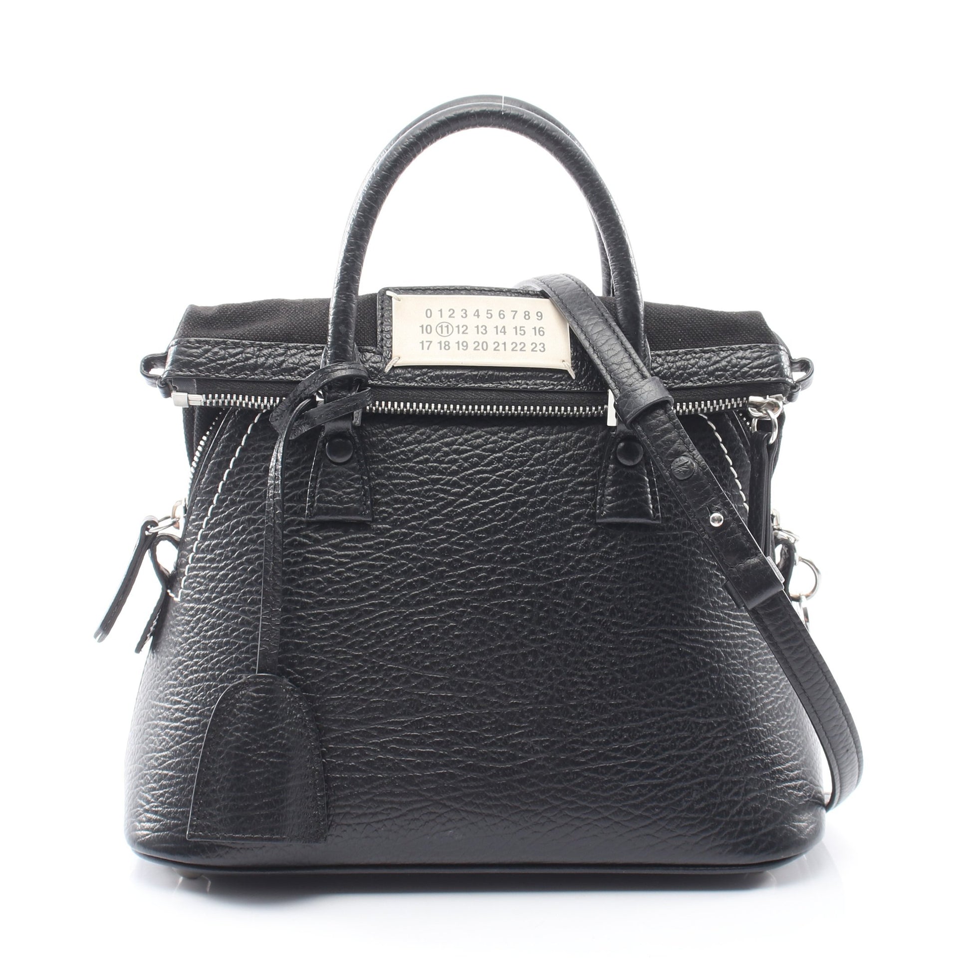 5AC ミニバッグ 2WAY ハンドバッグ レザー ブラック メゾンマルジェラ11 バッグ Maison Margiela 11