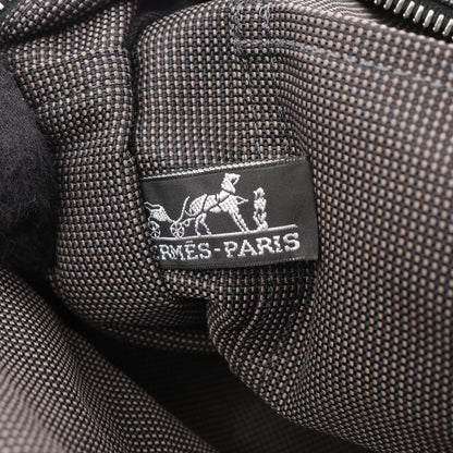 エールライン アドMM バックパック リュックサック ナイロンキャンバス ダークグレー シルバー金具 エルメス バッグ HERMES