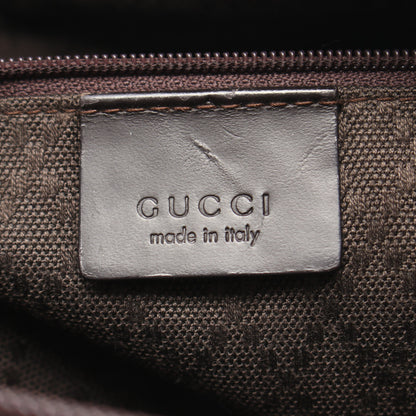 バンブー GG柄 ハンドバッグ トートバッグ キャンバス ダークブラウン グッチ バッグ GUCCI