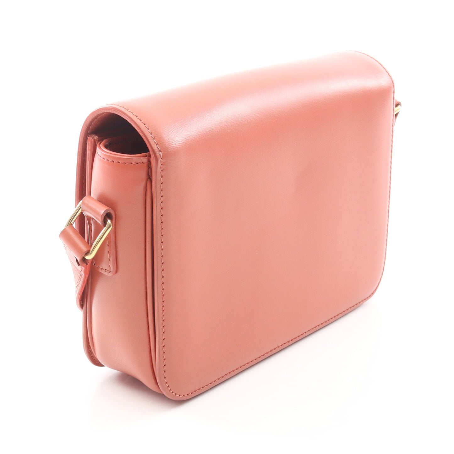 ティーン トリオンフ バッグ ショルダーバッグ レザー コーラルオレンジ セリーヌ バッグ CELINE